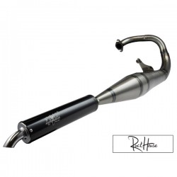 Exhaust Sport 70-90cc Straight Silencer Black (Dio-Elite)