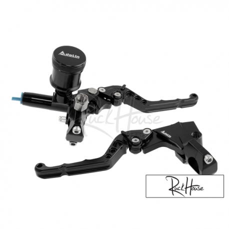 CNC Billet Controls levers set Black Edition (Cable&Hydrolic)