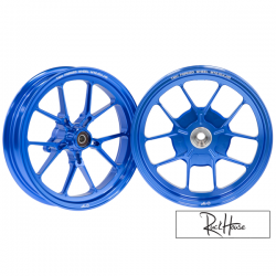 Forged Wheel set CNC Blue Honda Dio / Elite