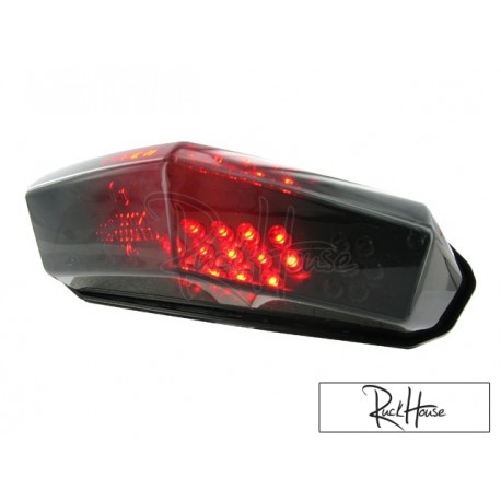 Tail light STR8 Black-Line LED universal 15x8.5cm