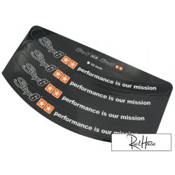 Rim stickers Stage6 10 inch rim (black)