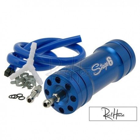 Boost bottle Stage6, blue anodised, incl. mounting material