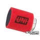 Airfilter UNI Red/Black Straight (44mm)