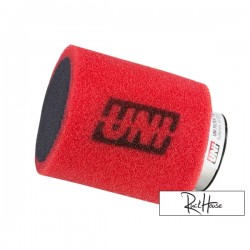 Airfilter UNI Red/Black Straight (44mm)