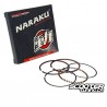 Piston ring set Naraku 50cc for Piaggio 4-stroke