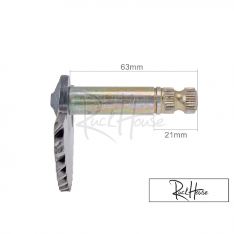 Kickstart Shaft (63mm/21mm) for GY6 50cc 139QMB/QMA